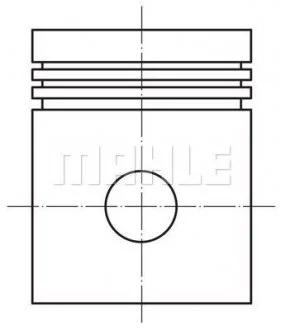 Поршень с кольцами. MAHLE / KNECHT 028PI00126000