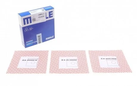 Кольцо поршневое на 1 цилиндр, комплект. MAHLE / KNECHT 029 52 N0