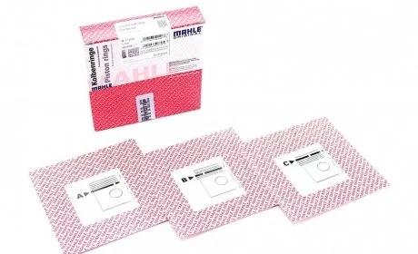 Кільце поршневе на 1 циліндр, комплект. MAHLE / KNECHT 02955N2