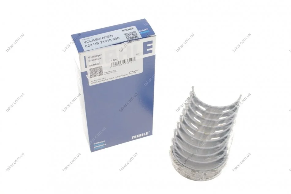Вкладыши MAHLE / KNECHT 029HS21018000 (фото 1)