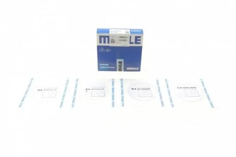 Кільце поршневе на 1 циліндр, комплект. MAHLE / KNECHT 03082N0
