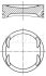 Поршень з кільцями VAG 76,76 1,6i 16V ATN/AUS/AZD (вир-во Mahle) 030 99 01
