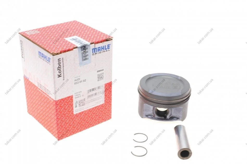 Поршень VW Passat/Polo 1.6i 94-01 (81.51mm/+0.5) MAHLE / KNECHT 0330102 (фото 1)