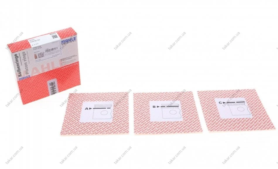 Кольца поршневые MAHLE MAHLE / KNECHT 034 90 N2 (фото 1)