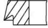 Комплект кілець MAHLE / KNECHT 039 RS 00120 0N0 (фото 2)