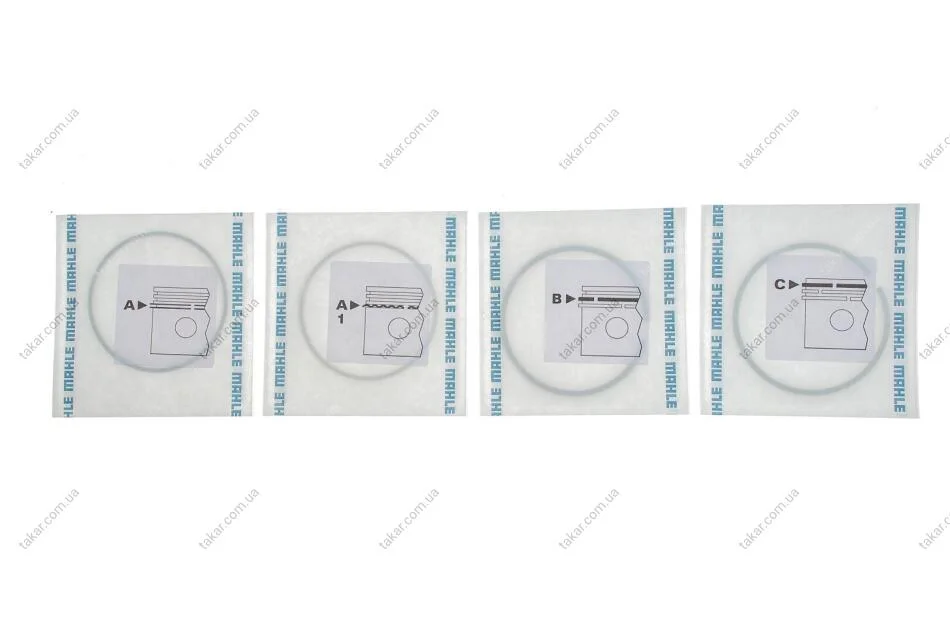 Кільця поршневі (виробн. Mahle) MAHLE / KNECHT 082 72 N0 (фото 1)