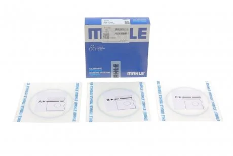 Кольцо поршневое на 1 цилиндр, комплект. MAHLE / KNECHT 08327N0