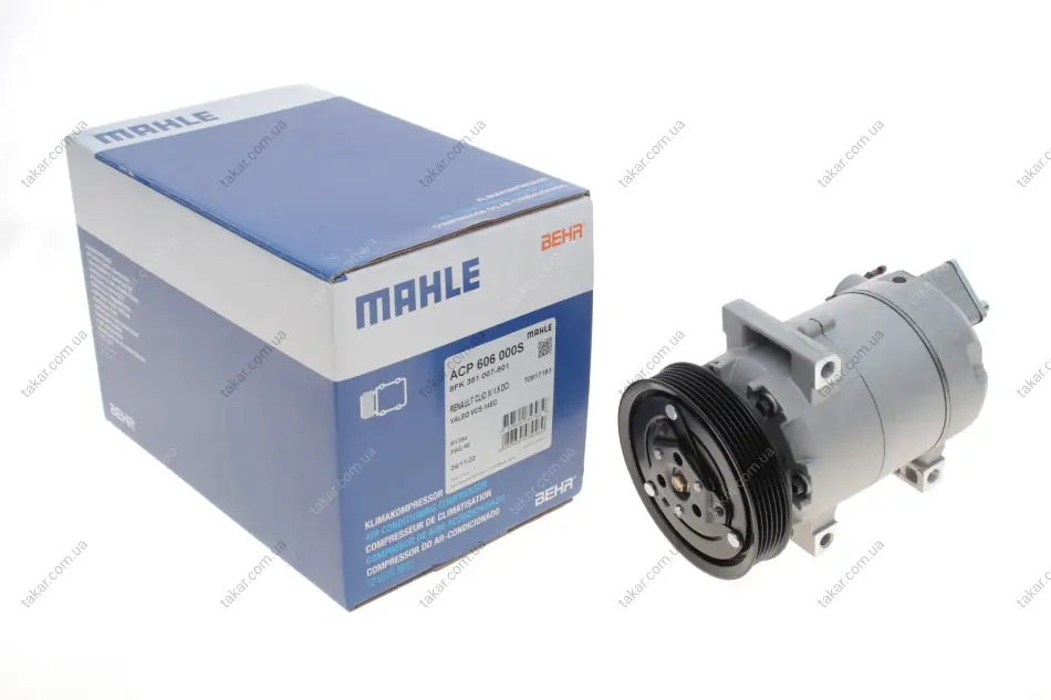 Компресор кондицiонера MAHLE / KNECHT ACP 606 000S (фото 1)