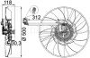 Вентилятор радиатора Range Rover III/Sport 3.6TDV8-4.4 "02-13 MAHLE / KNECHT CFF468000P (фото 2)