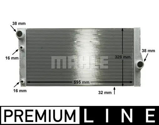 Радіатор охолодження MAHLE / KNECHT CR 1147 000P (фото 1)