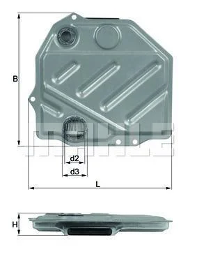 Фільтр олив. (вир-во Knecht-Mahle) MAHLE / KNECHT HX48 (фото 1)