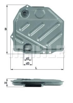 Фільтр олив. (Knecht-Mahle) MAHLE / KNECHT HX48