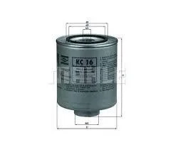Топливный накручиваемый фильтр дизель MAHLE / KNECHT KC16