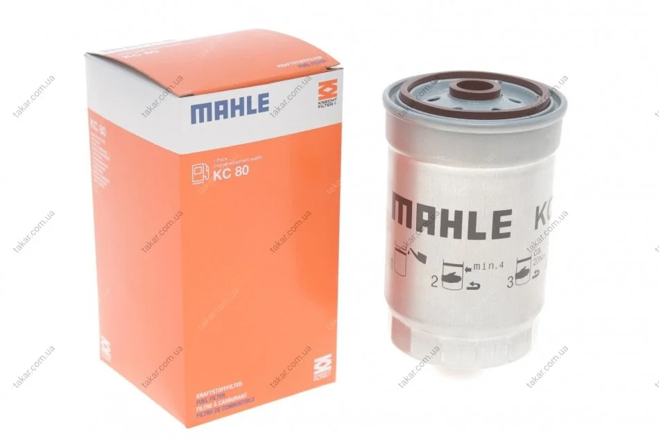 Паливний фільтр, що накручується, дизель MAHLE / KNECHT KC 80 (фото 1)