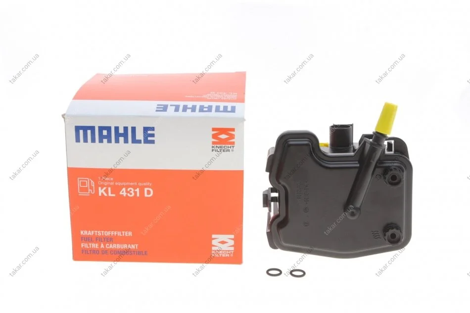 Топливный прямоточный фильтр дизель MAHLE / KNECHT KL431D (фото 1)