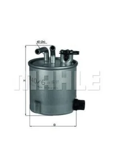 Паливний прямоточний фільтр MAHLE/KNECHT дизель MAHLE / KNECHT KL440/6