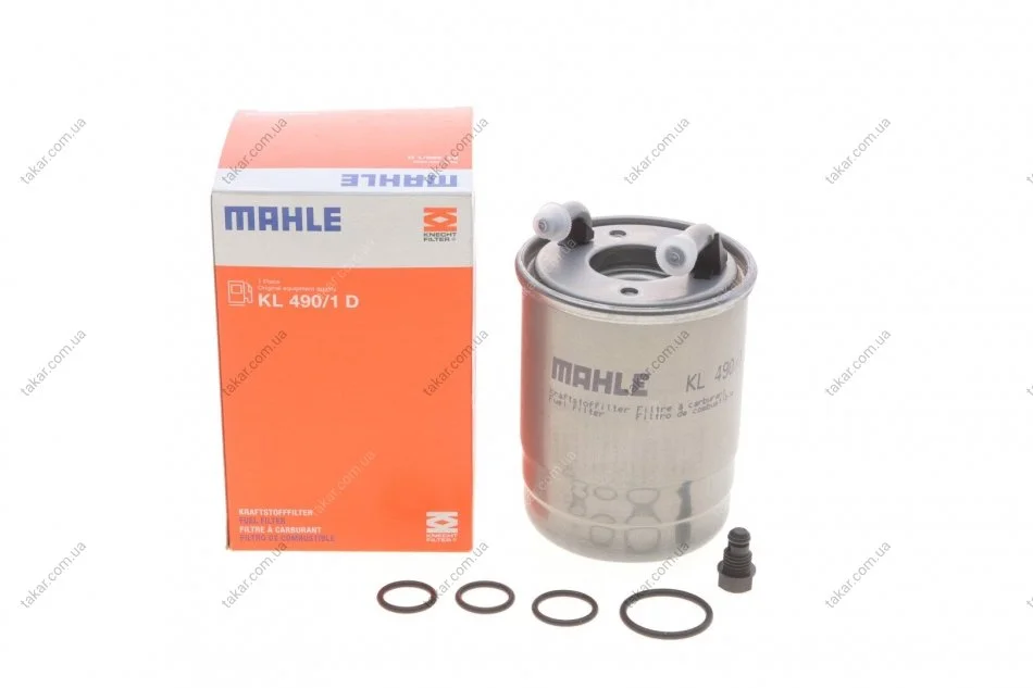 Паливний прямоточний фільтр MAHLE/KNECHT дизель MAHLE / KNECHT KL 490/1D (фото 1)