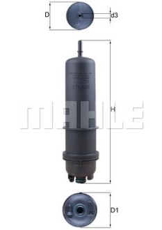Фильтр топливный BMW 3/5/7/X3/X5 2.0 (B47)/3.0 (B57 MAHLE / KNECHT KL8727