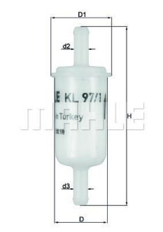 Паливний фільтр MAHLE / KNECHT KL 97/1 OF