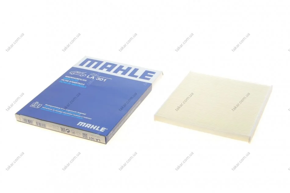 Фільтр салону стандартний MAHLE / KNECHT LA 301 (фото 1)