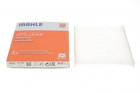 Фільтр салону стандартний MAHLE / KNECHT LA 918