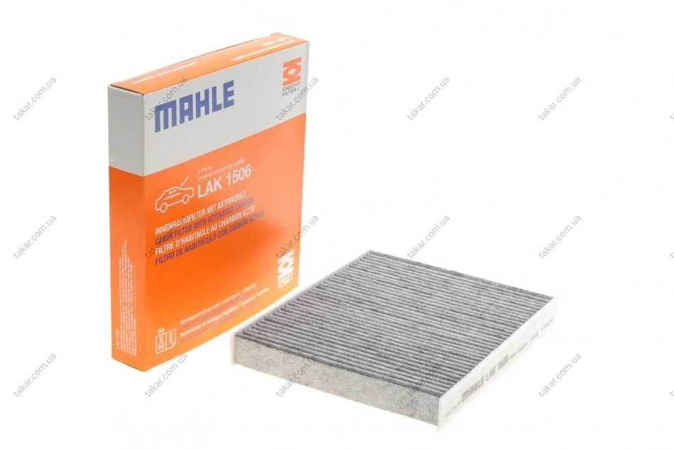 Фильтр салона угольный MAHLE / KNECHT LAK1506 (фото 1)