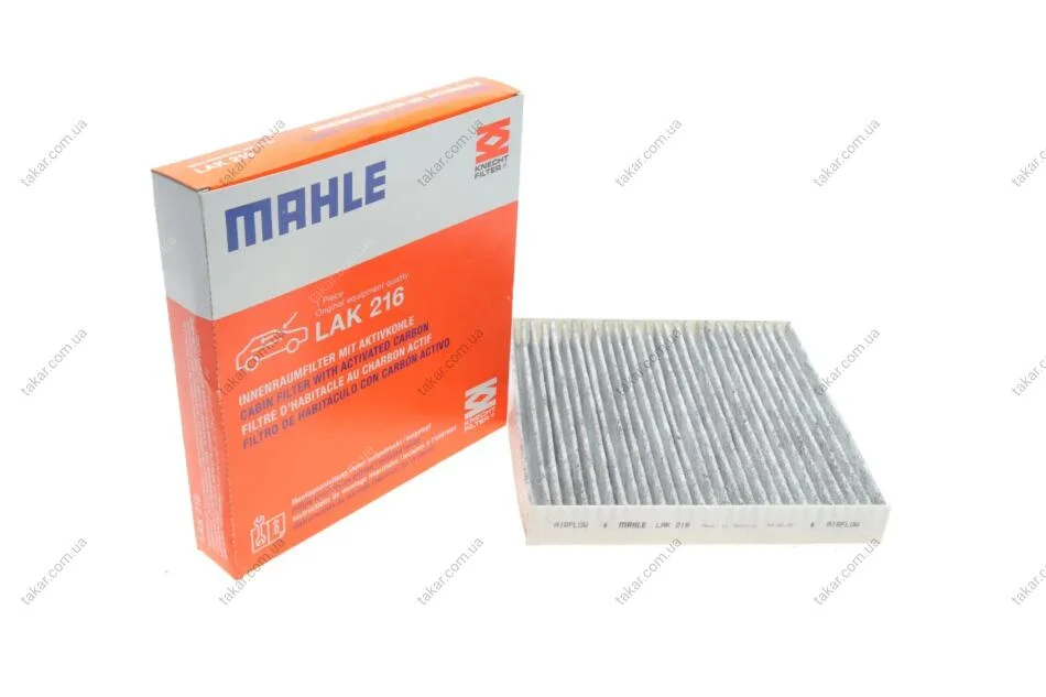Фильтр салона угольный MAHLE / KNECHT LAK 216 (фото 1)