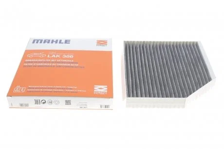 Фильтр салона угольный MAHLE / KNECHT LAK 386