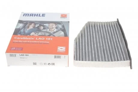 Фільтр салону антибактеріальний, вугільний MAHLE / KNECHT LAO 181