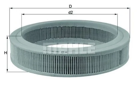 Фільтр повітр. (вир-во Knecht-mahle) MAHLE / KNECHT LX108