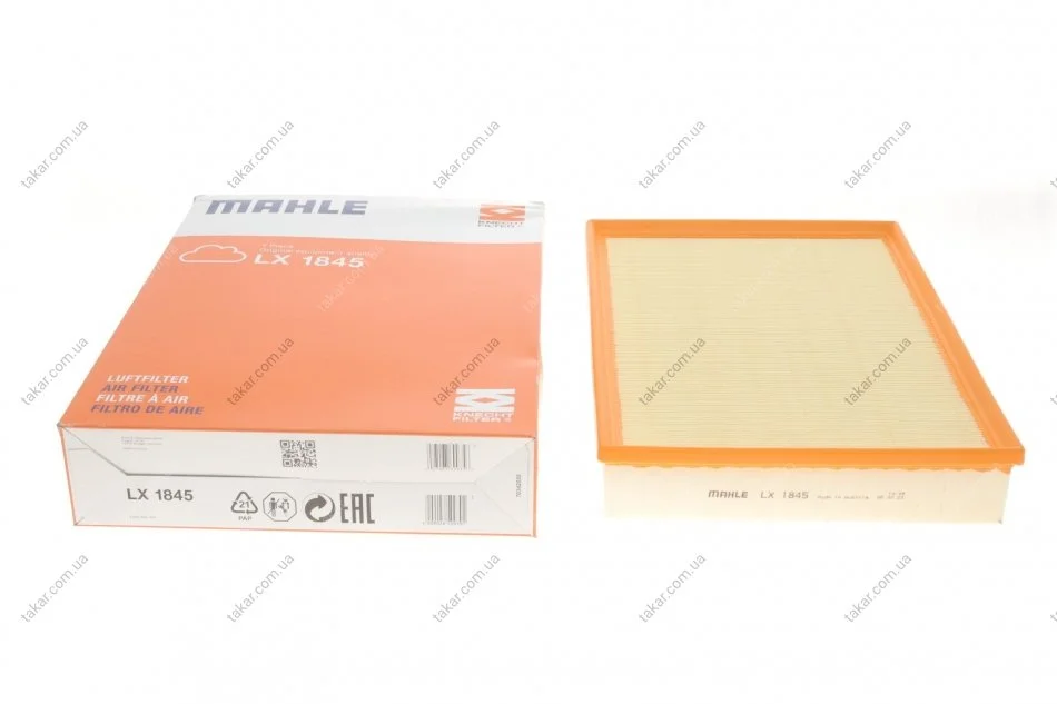 Воздушный фильтр MAHLE / KNECHT LX1845 (фото 1)