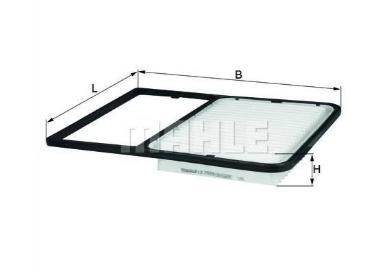 Фільтр повітряний MAHLE / KNECHT LX2029 (фото 1)