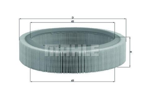 Фільтр пов. (Knecht-Mahle) MAHLE / KNECHT LX317