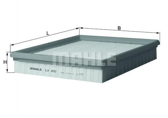 Воздушный фильтр MAHLE / KNECHT LX432 (фото 1)
