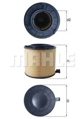 Воздушный фильтр MAHLE / KNECHT LX4406 (фото 1)