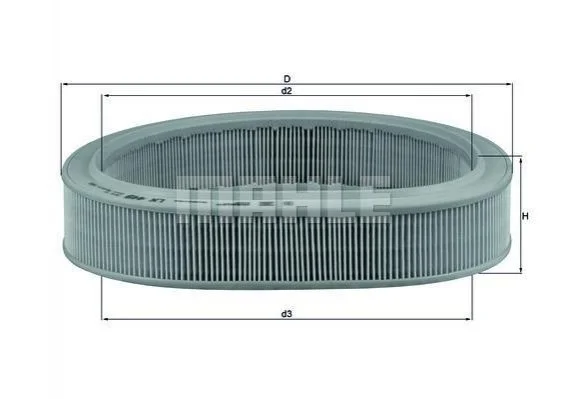 Воздушный фильтр MAHLE / KNECHT LX449 (фото 1)