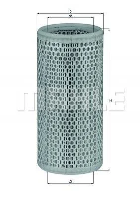Фільтр повітряний MAHLE / KNECHT LX502 (фото 1)