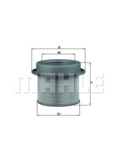 Фільтр пов. (Knecht-Mahle) MAHLE / KNECHT LX671