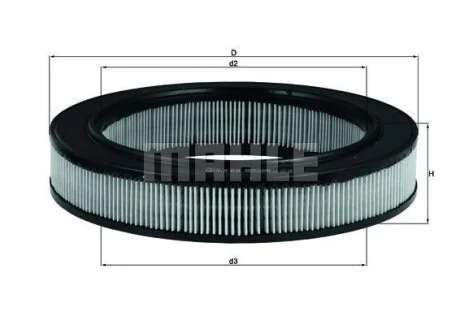 Фільтр повітряний MAHLE / KNECHT LX69