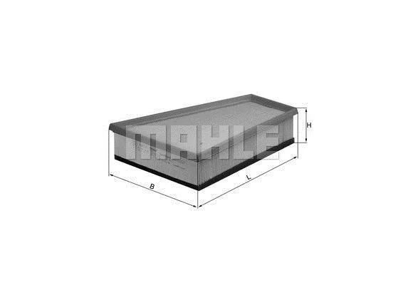 Фільтр пов. (вир-во Knecht-Mahle) MAHLE / KNECHT LX731 (фото 1)
