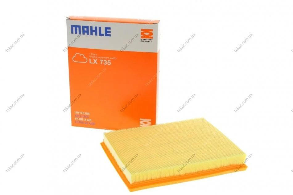Воздушный фильтр MAHLE / KNECHT LX 735 (фото 1)