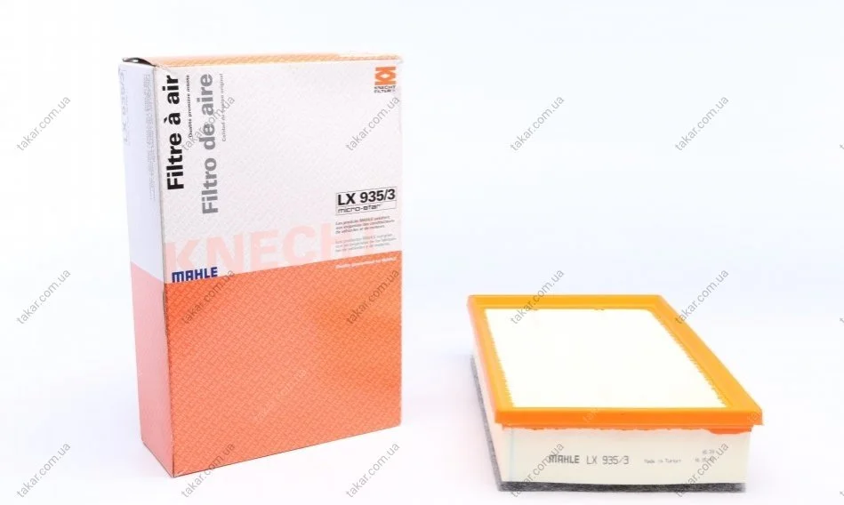 Воздушный фильтр MAHLE / KNECHT LX935/3 (фото 1)