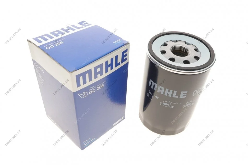 Масляный фильтр винт накручеваемый MAHLE / KNECHT OC 206 (фото 1)