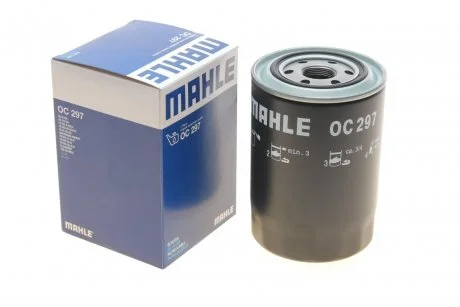 Масляний фільтр гвинт накручуваний MAHLE / KNECHT OC297