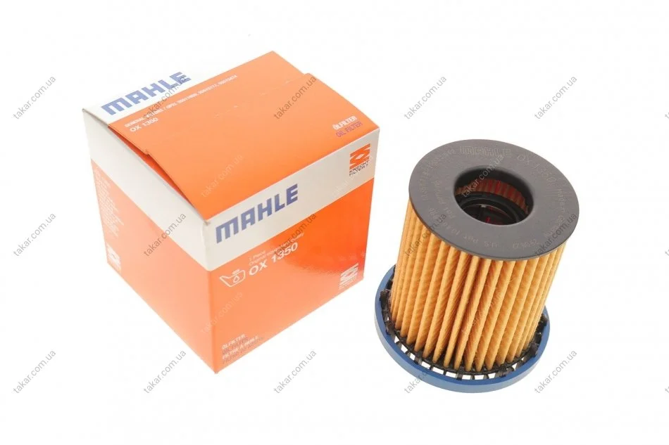 Масляный фильтр картридж патрон MAHLE / KNECHT OX1350 (фото 1)