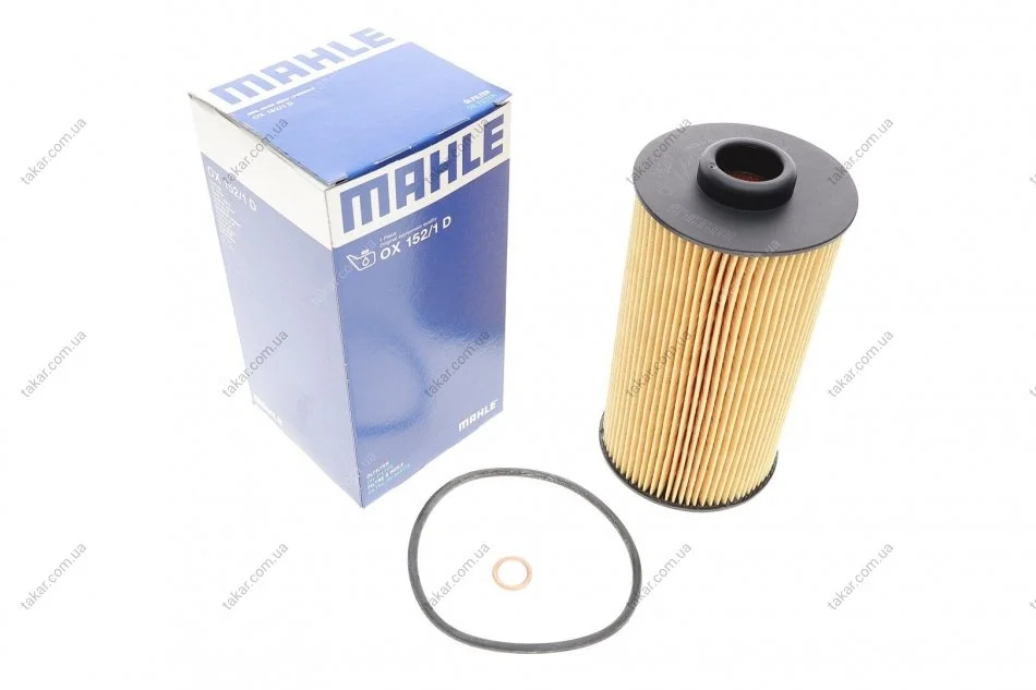 Масляный фильтр картридж патрон MAHLE / KNECHT OX 152/1D (фото 1)