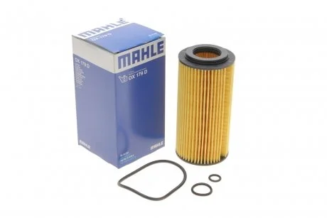 Масляный фильтр картридж патрон MAHLE / KNECHT OX 179D