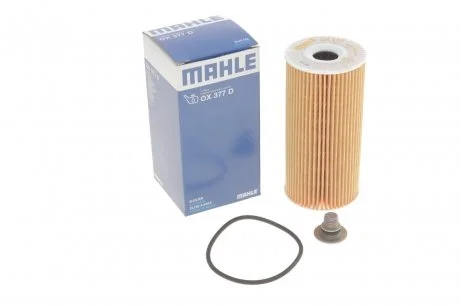 Масляный фильтр картридж патрон MAHLE / KNECHT OX377D