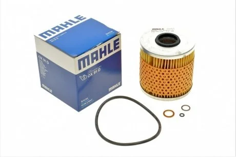 Масляный фильтр картридж патрон MAHLE / KNECHT OX 91D