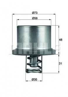 Термостат 89 °C MAHLE / KNECHT THD 2 89